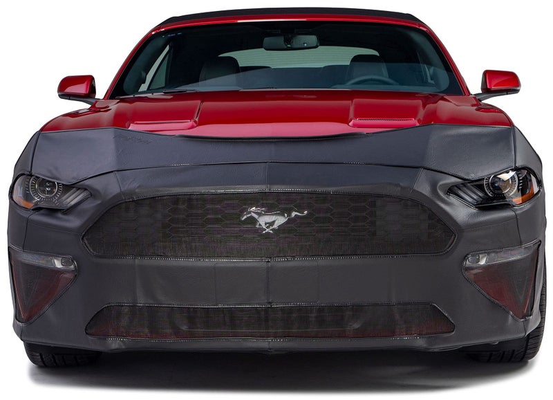 Covercraft LeBra Custom Front End Cover | Fits 2018-2023 Ford Mustang w/o GT Performance Package (Excludes Bullitt, Mach 1 & Shelby Models) | Black, 2Pc - Image 3